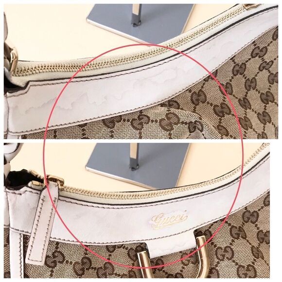 🌺Gucci GG Canvas/Leather Shoulder Bag 💼 - Picture 6 of 14